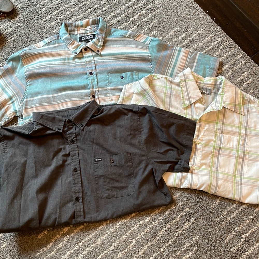 BUNDLE! Men’s short sleeve button up